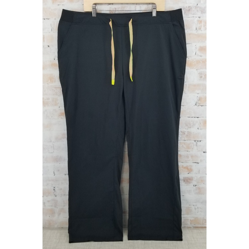 Medelita Women's Argon Scrub Pant Black Size XXL Nurse RN Medical Hospital